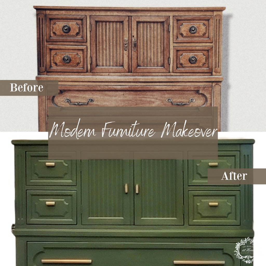 Painted Antique Furniture Before And After