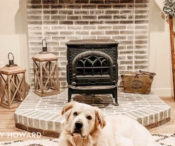 How to Whitewash a Brick Fireplace for a Modern Look Amy Howard At Home