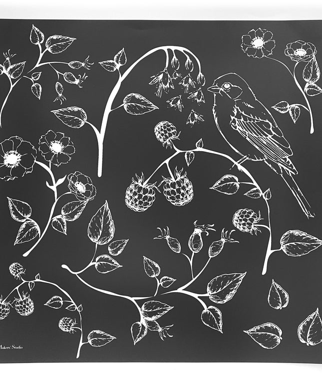 Birds and Branches - Mesh Stencil 18x18