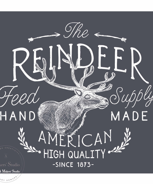 Reindeer Feed - Mesh Stencil 12x12