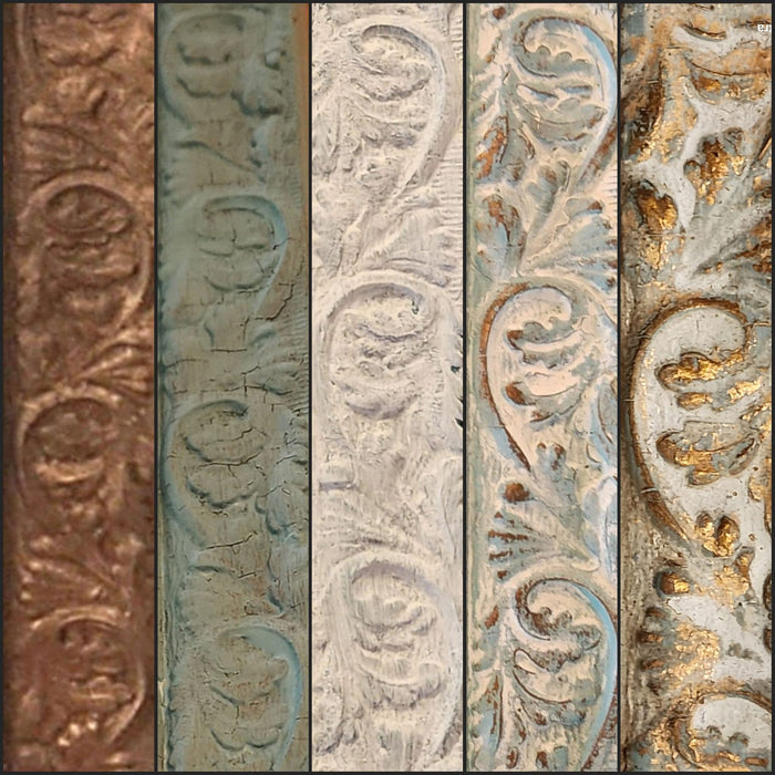 How to Create a Beautifully Aged Frame Finish with Milk Paint