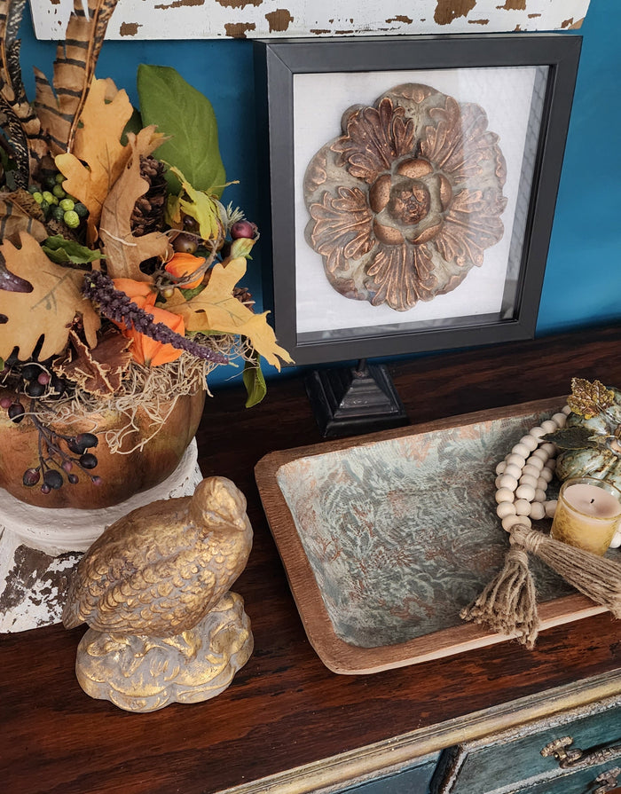 Pattern Play: How to Create a Layered Stencil Finish on a Dough Bowl