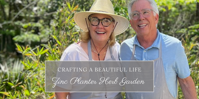 How to Create a Zinc Planter for Your Herb Garden