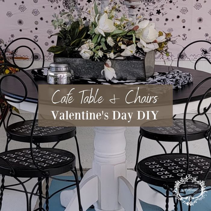 Cafe Table and Chairs | Valentine's Day DIY
