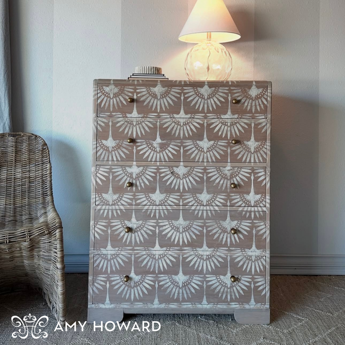 From Dated to Deco: A Vintage Dresser Makeover with Timeless Charm