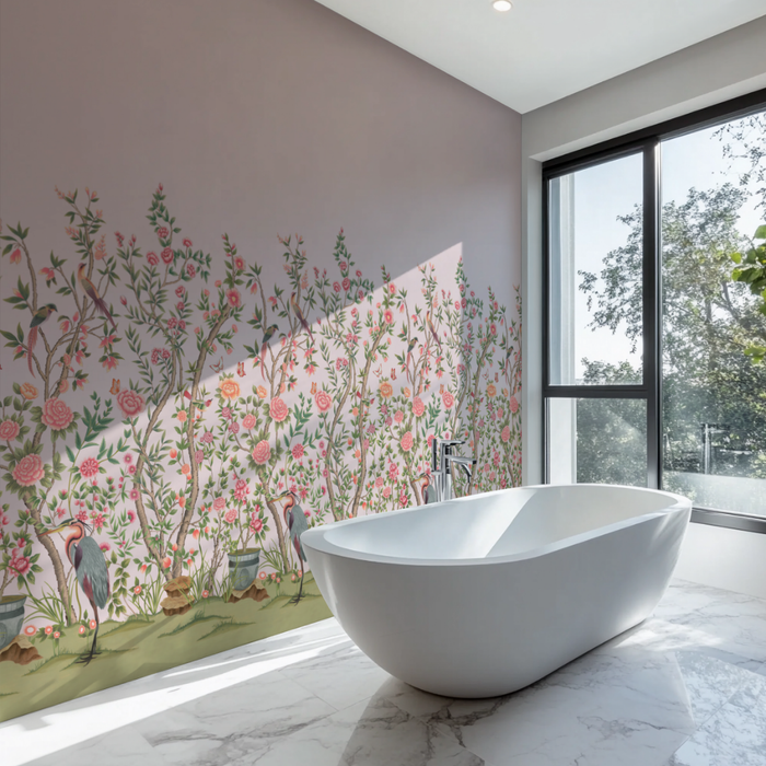 Transforming Spaces with Color Drenching, Luxe Lacquer, and Our New Mural Collection