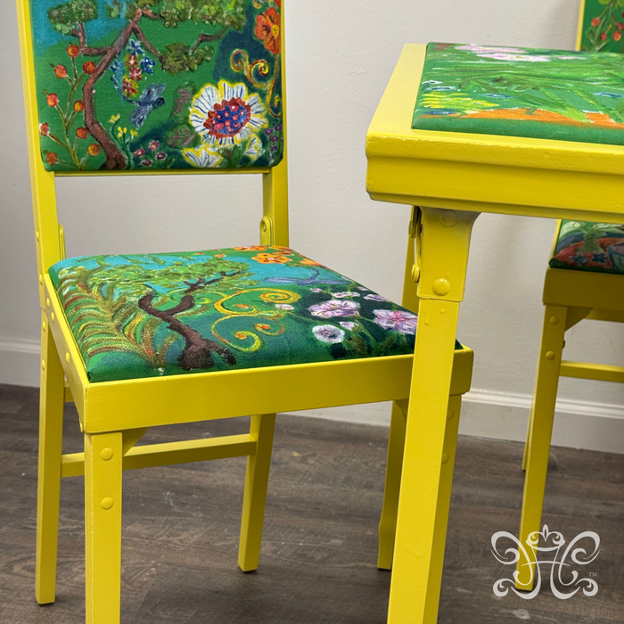 Vintage Table Set Makeover Inspired by Josef Frank