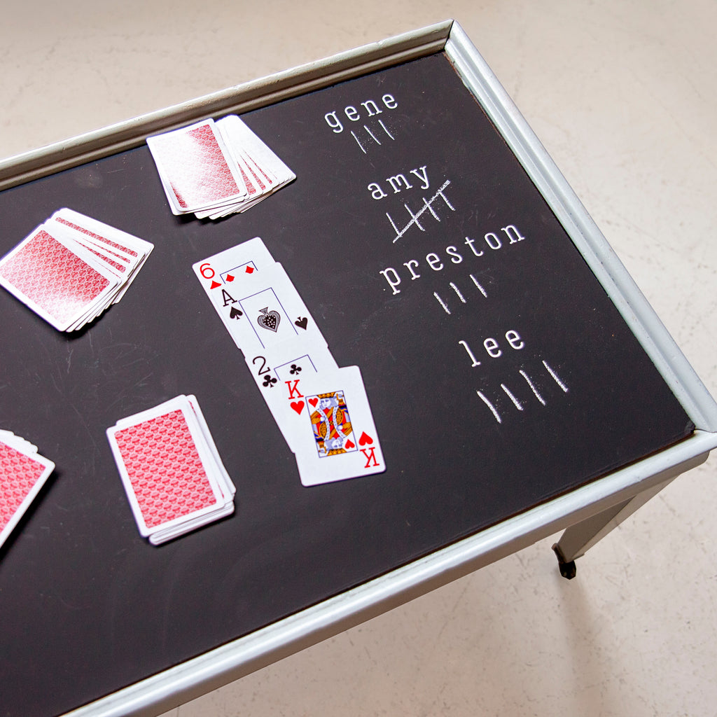 Transform a Boring Cocktail Table into a Family Game Table!
