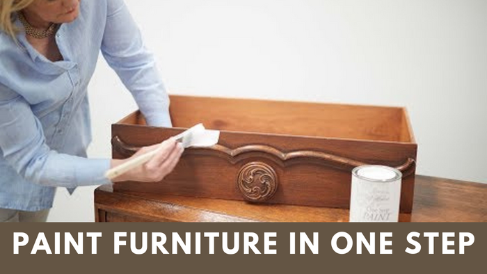 How To Paint Furniture In One Step