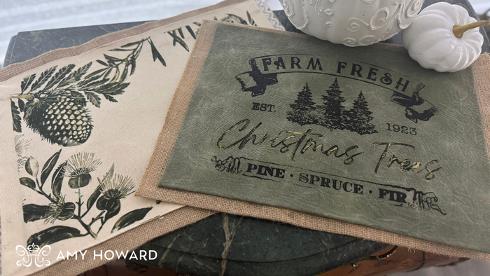 DIY No-Sew Holiday Placemats