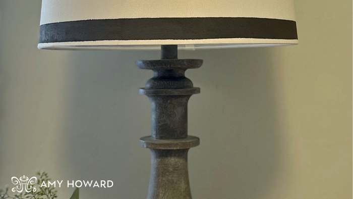 How to Transform a Plastic Lamp into a Rustic Aged Farmhouse Piece