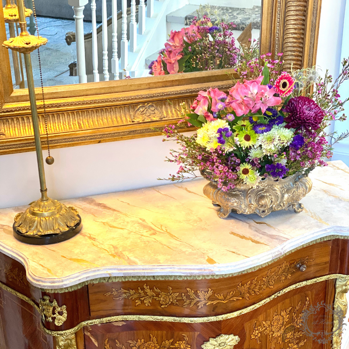 How To Paint A Faux Marble Tabletop