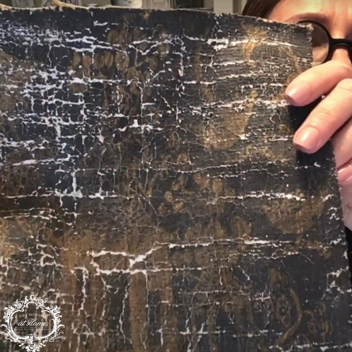 Burlap Chinoiserie Stool Covers | Step by Step Tutorial