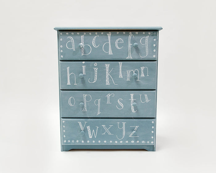 UPCYCLED CHALKBOARD CHEST