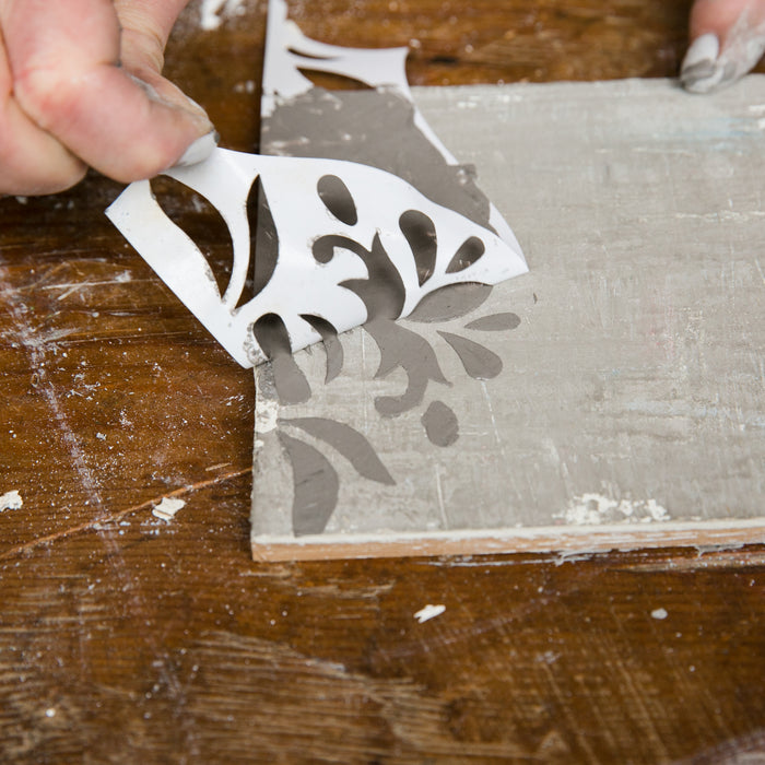 How to Create Aged and Stenciled Wood Furniture