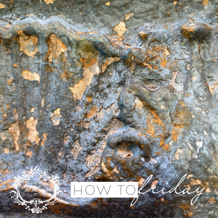 Textured & Layered Finish Using Milk Paints And Cracked Gesso