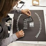 Wreath Trio Grateful - Mesh Stencil 12x12