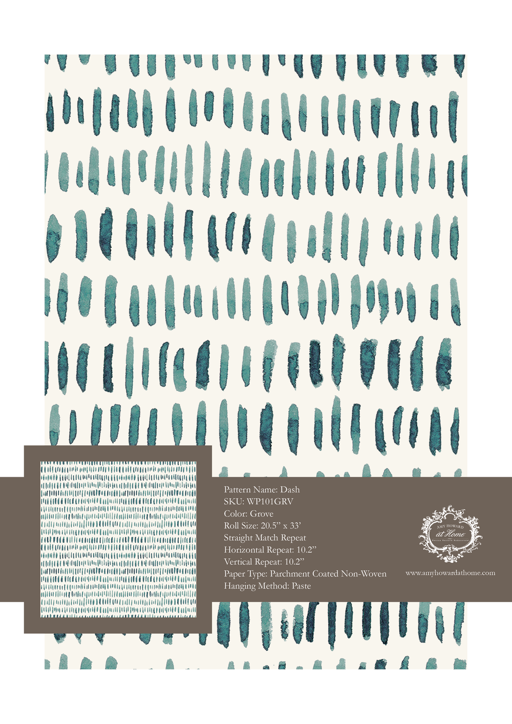 Dash Wallpaper - Sample Memo 8.5"x11"