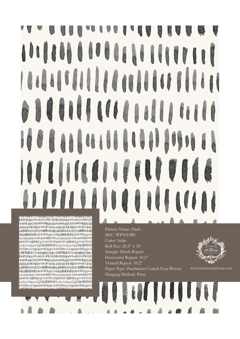 Dash Wallpaper - Sample Memo 8.5"x11"