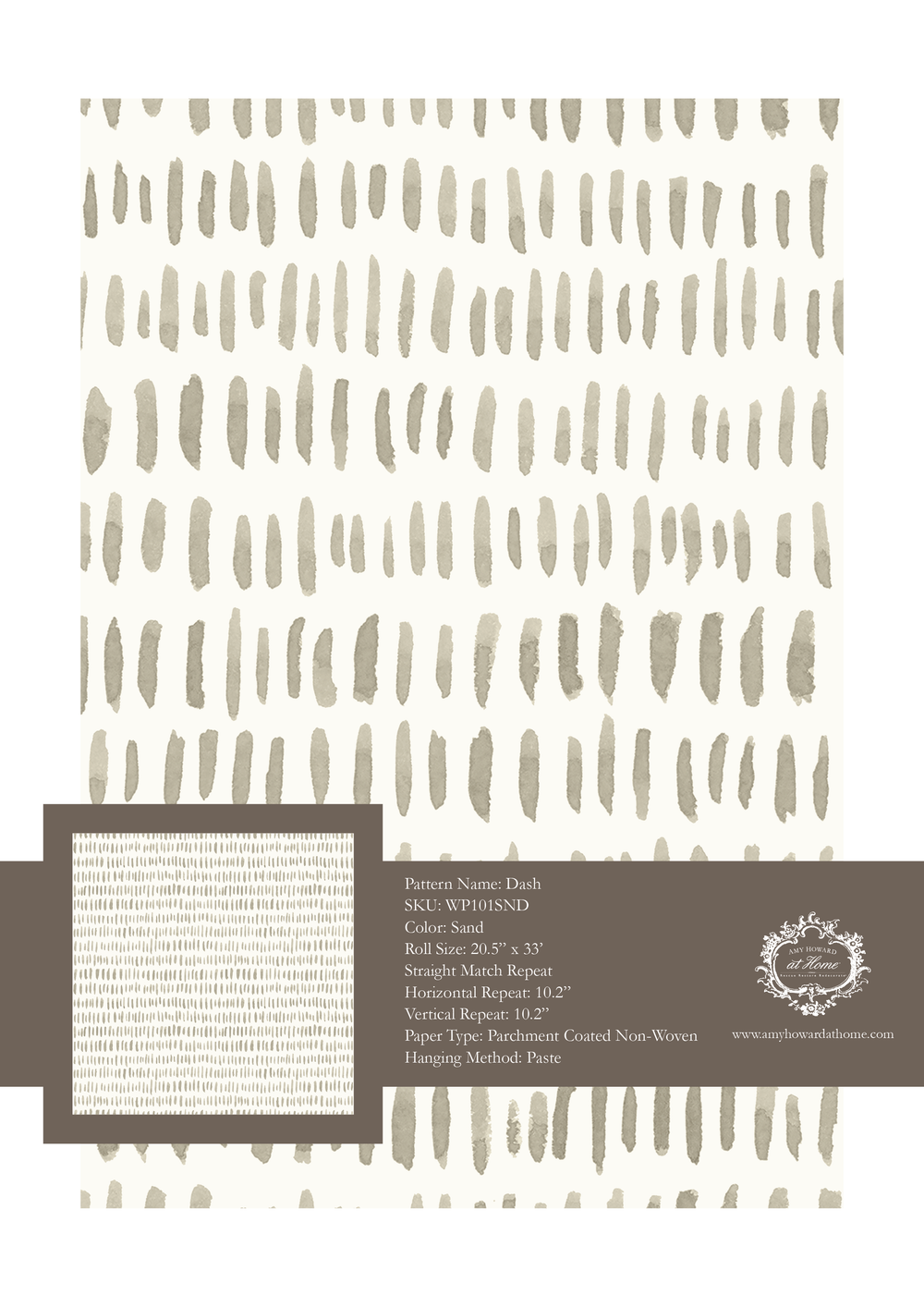 Dash Wallpaper - Sample Memo 8.5"x11"