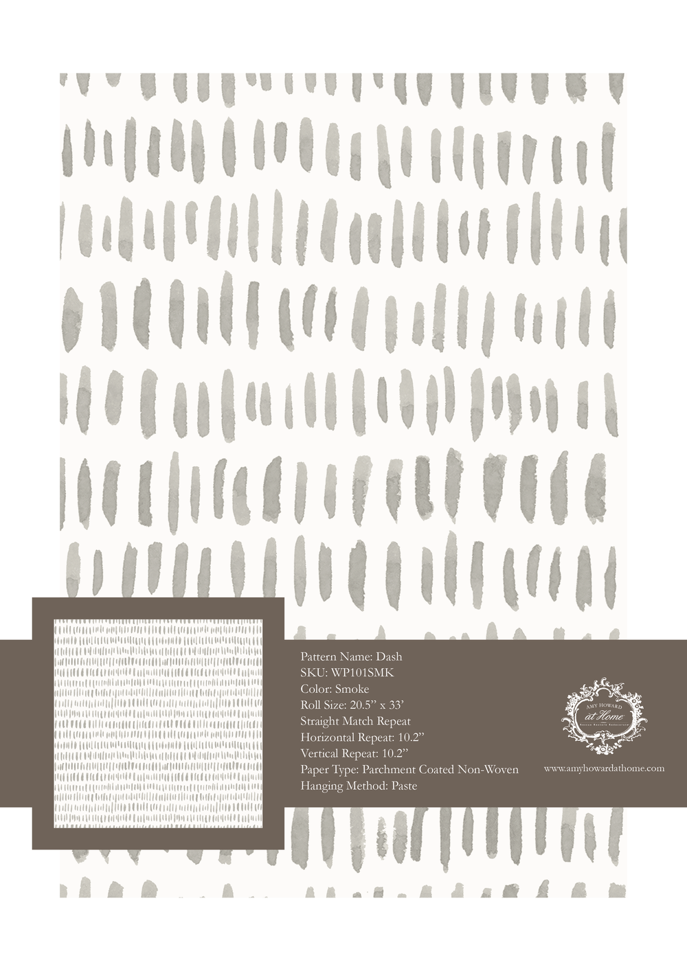 Dash Wallpaper - Sample Memo 8.5"x11"