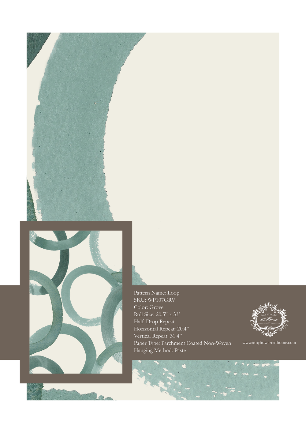 Loop Wallpaper - Sample Memo 8.5"x11"