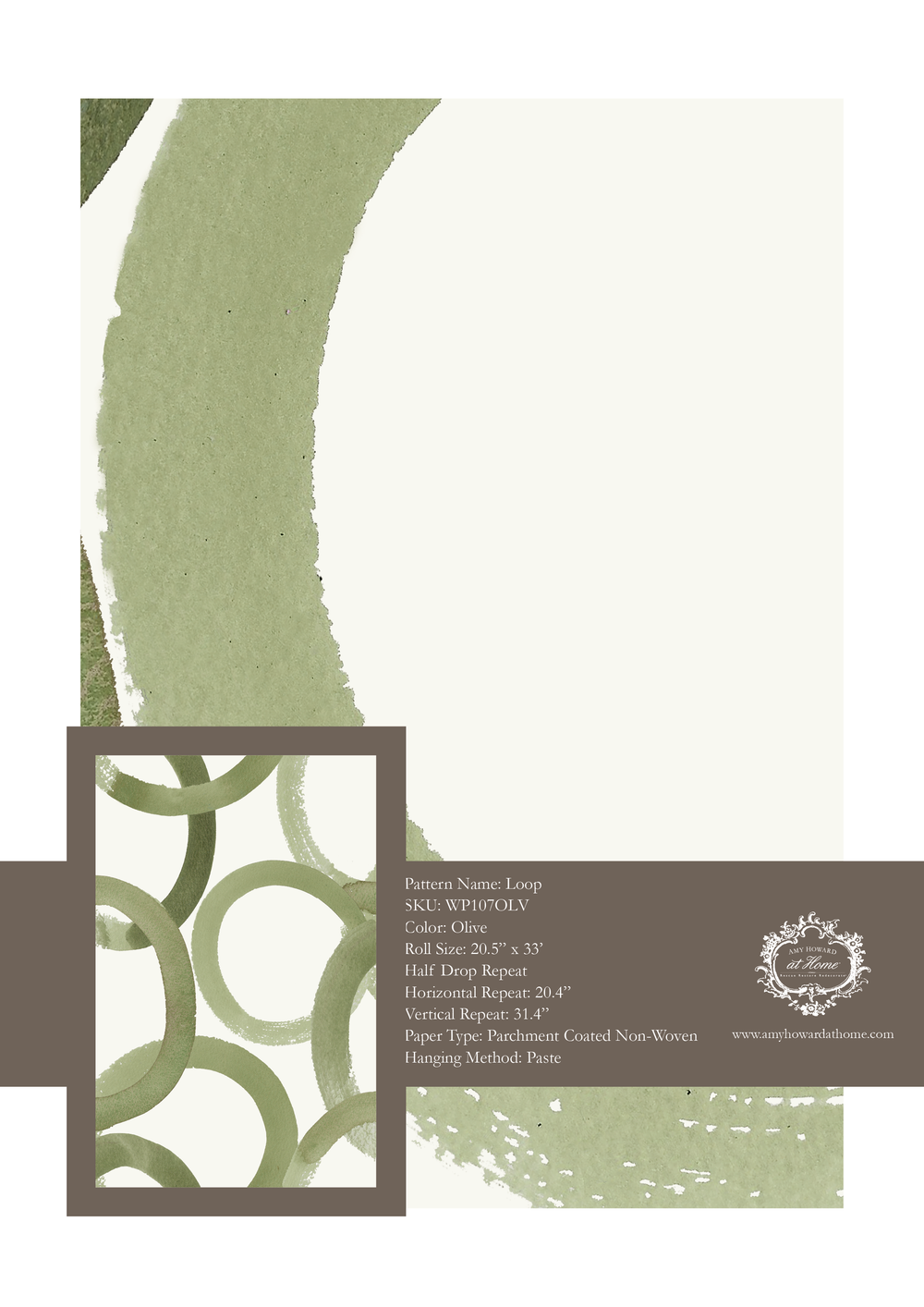 Loop Wallpaper - Sample Memo 8.5"x11"