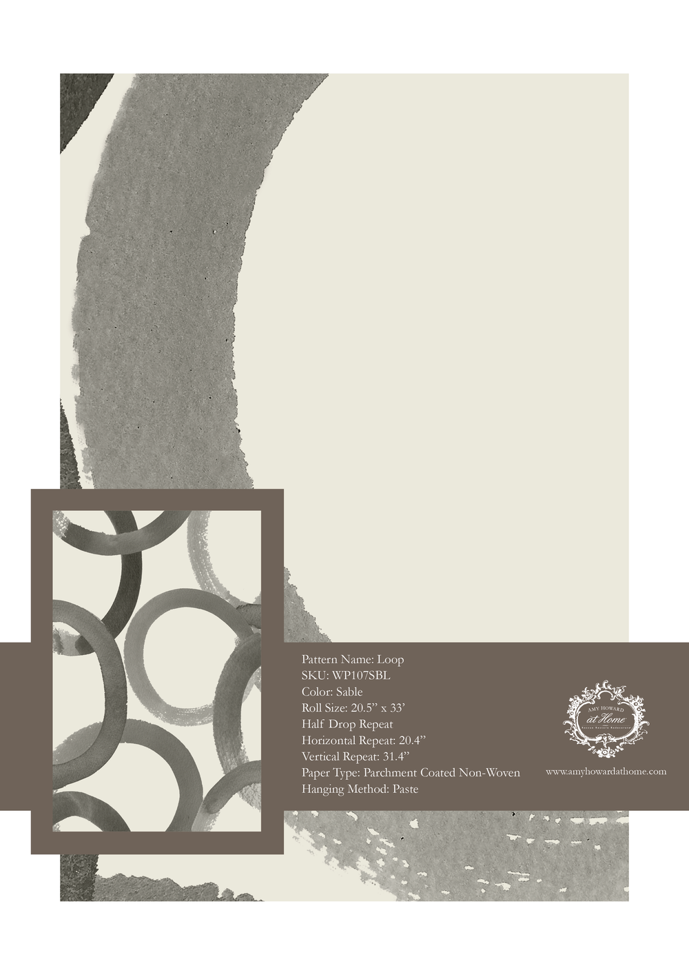 Loop Wallpaper - Sample Memo 8.5"x11"