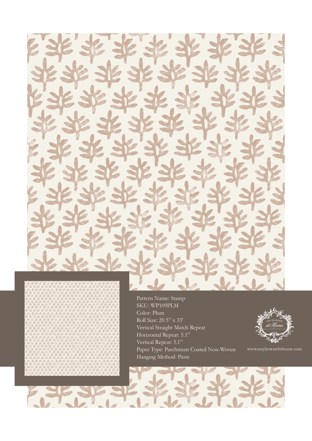 Stamp Wallpaper - Sample Memo 8.5"x11"