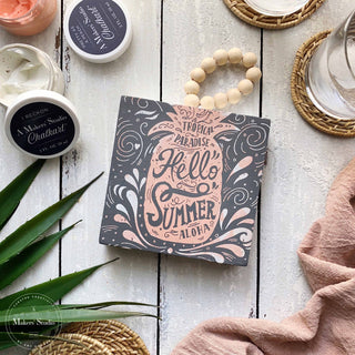 Aloha Summer - Mesh Stencil - 5.5x8.5