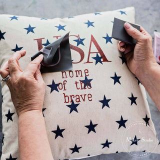 Alphabet A-M - Mesh Stencil 8.5x11 (3 sheets)