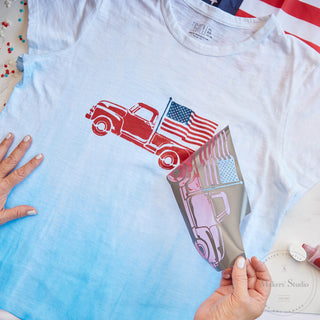 Americana - Mesh Stencil 12x18