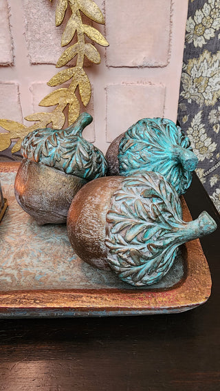 Autumn Verdigris Finish by Amy Howard at Home | Milk Painted Turquoise Finish