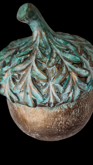 Autumn Verdigris Finish by Amy Howard at Home | Milk Painted Turquoise Finish