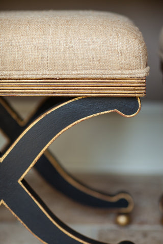 Amy Howard Black Premier Finish - Textured patina created with Dust of Ages over One Step Paint