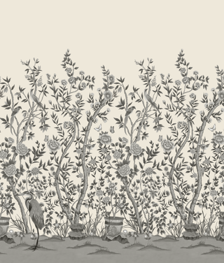 Cherbourg Chinoiserie Mural Wallpaper - Sample Memo 8.5"x11"
