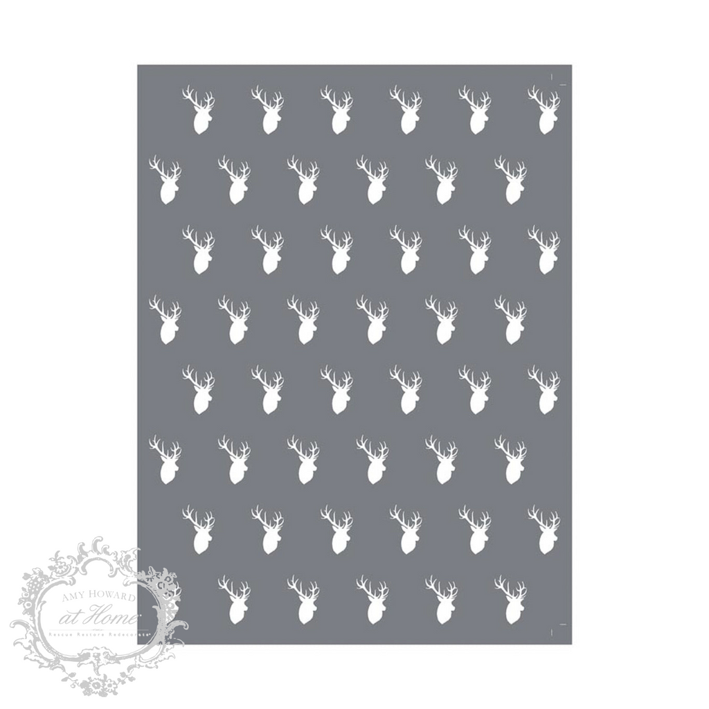 Deer Pattern - Mesh Stencil 9x12