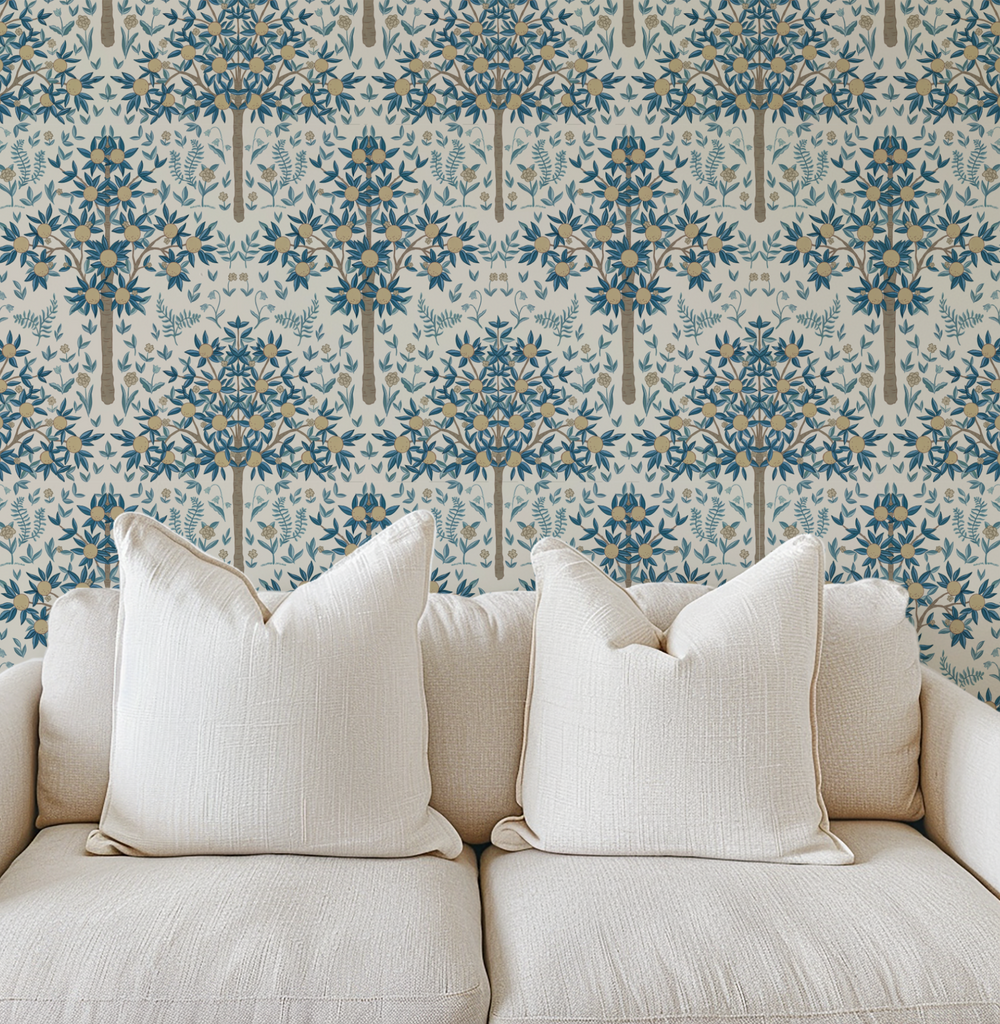 Fruit Tree Wallpaper - Sample Memo 8.5"x11"