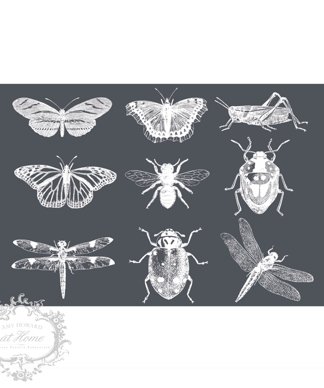 Garden Insects - Mesh Stencil 18x12
