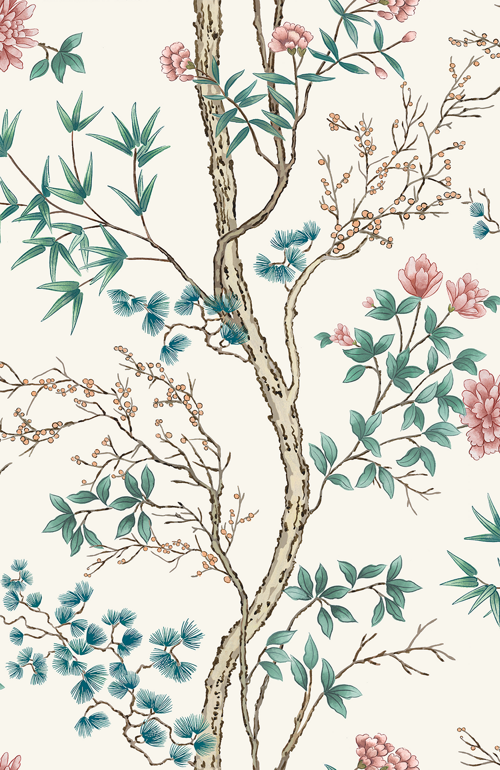 Leaf Trail Wallpaper - Sample Memo 8.5"x11"