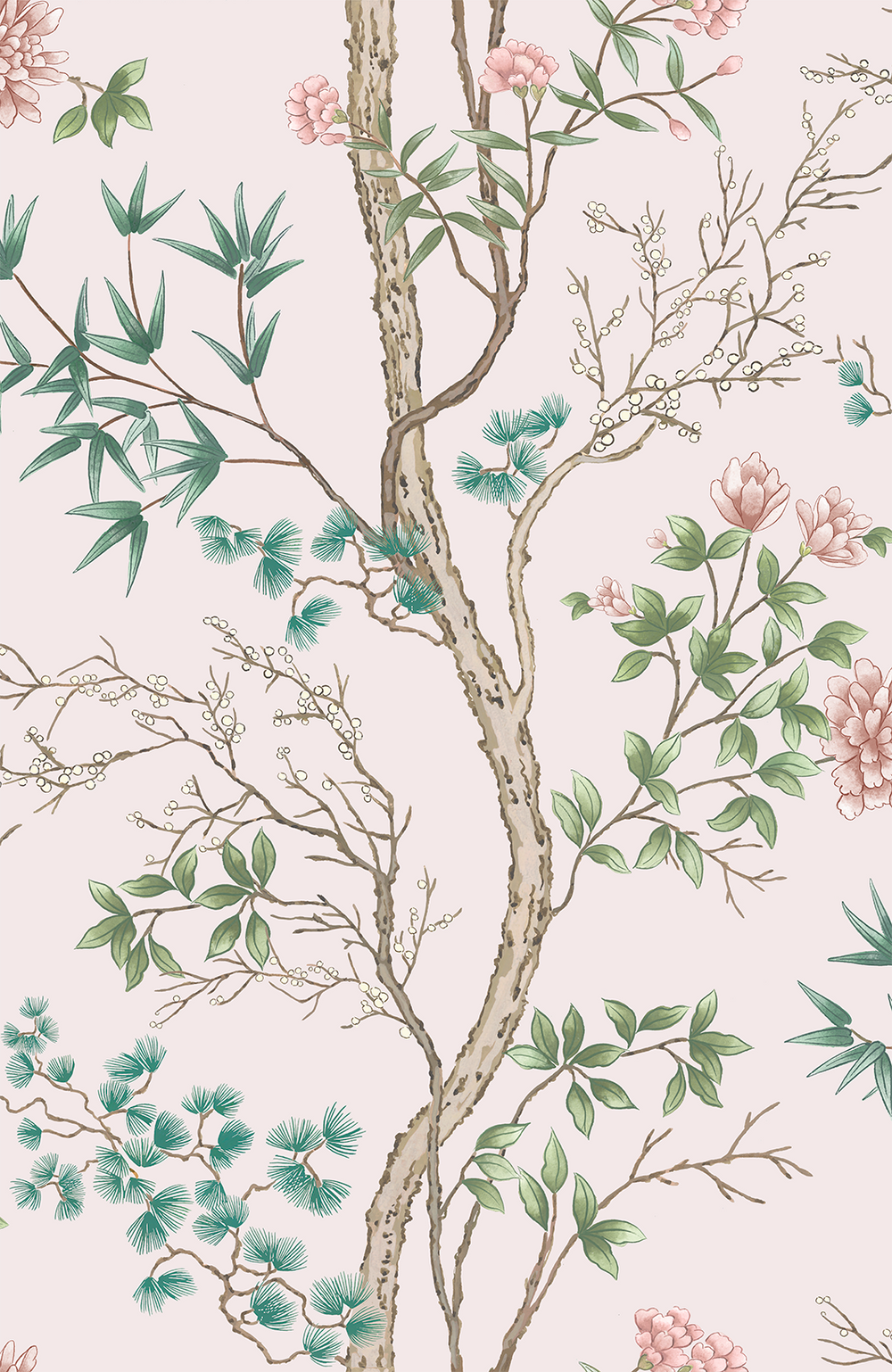 Leaf Trail Wallpaper - Sample Memo 8.5"x11"