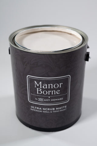 Manor Borne Wall Paint | Life is Short Gallon with Lid off ultra scrub matte| Amy Howard at Home