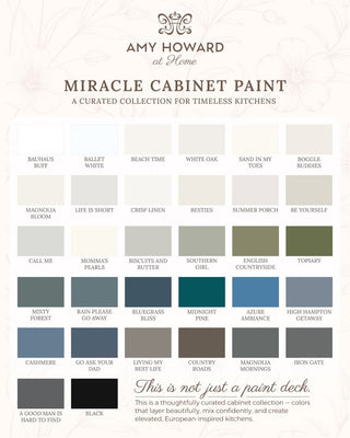 Miracle Cabinet Paint Color Card