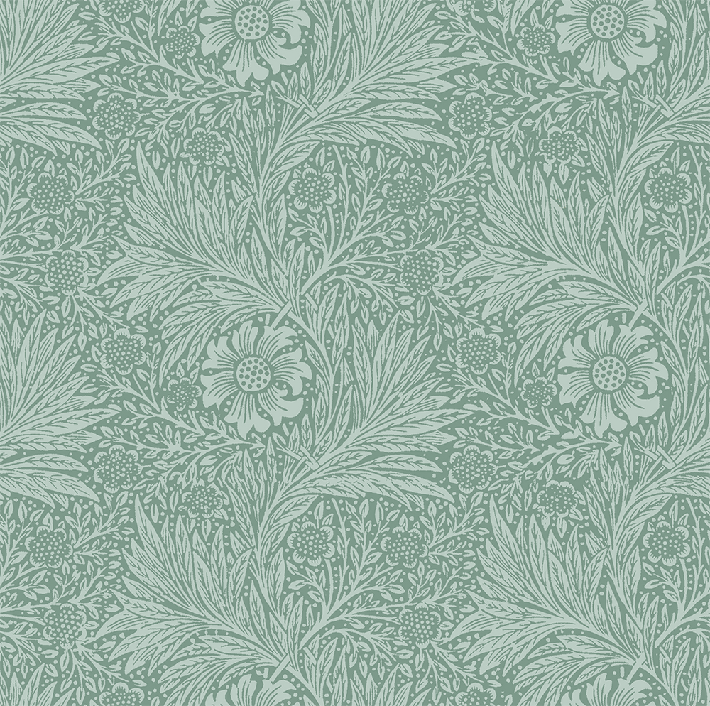 Morris Daisy Wallpaper - Sample Memo 8.5"x11"