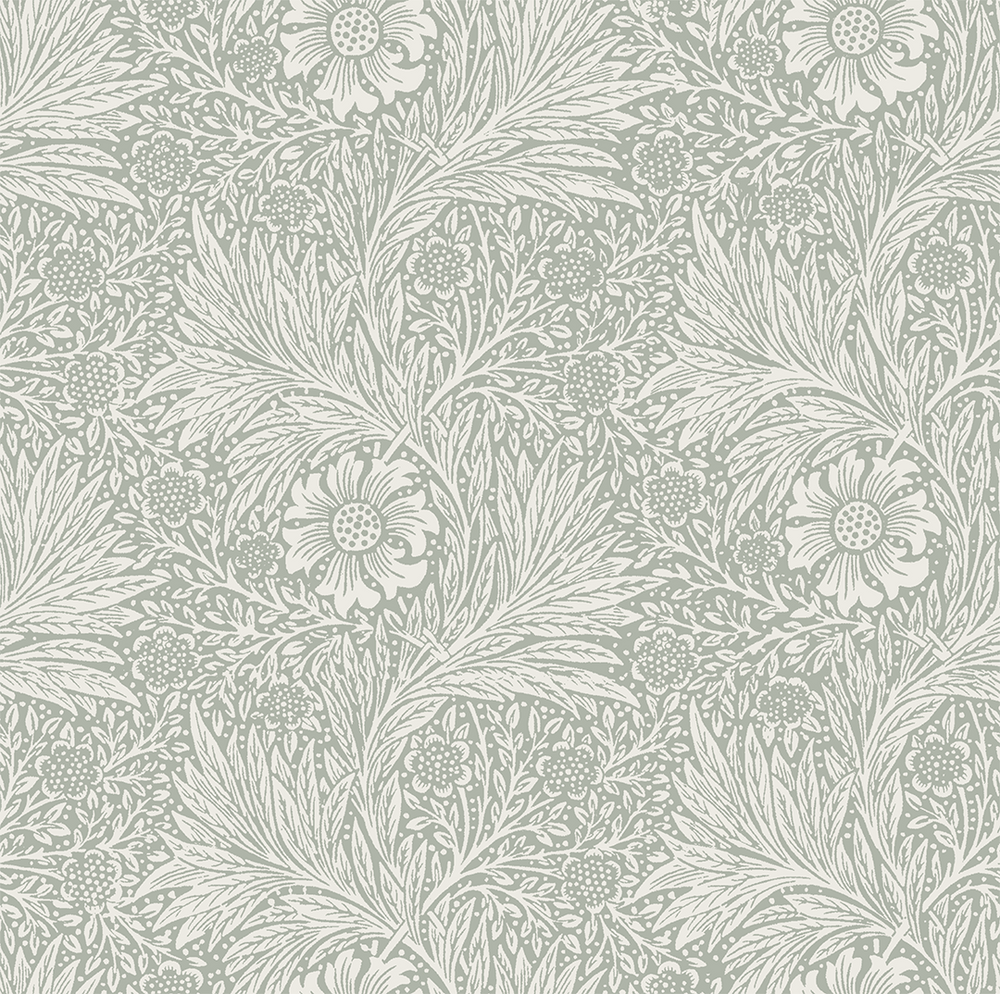 Morris Daisy Wallpaper - Sample Memo 8.5"x11"