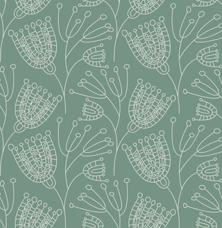 Paisley Wallpaper - Sample Memo 8.5"x11"