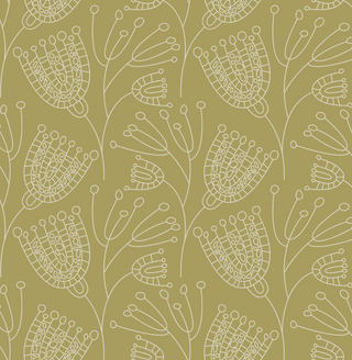 Paisley Wallpaper - Sample Memo 8.5"x11"