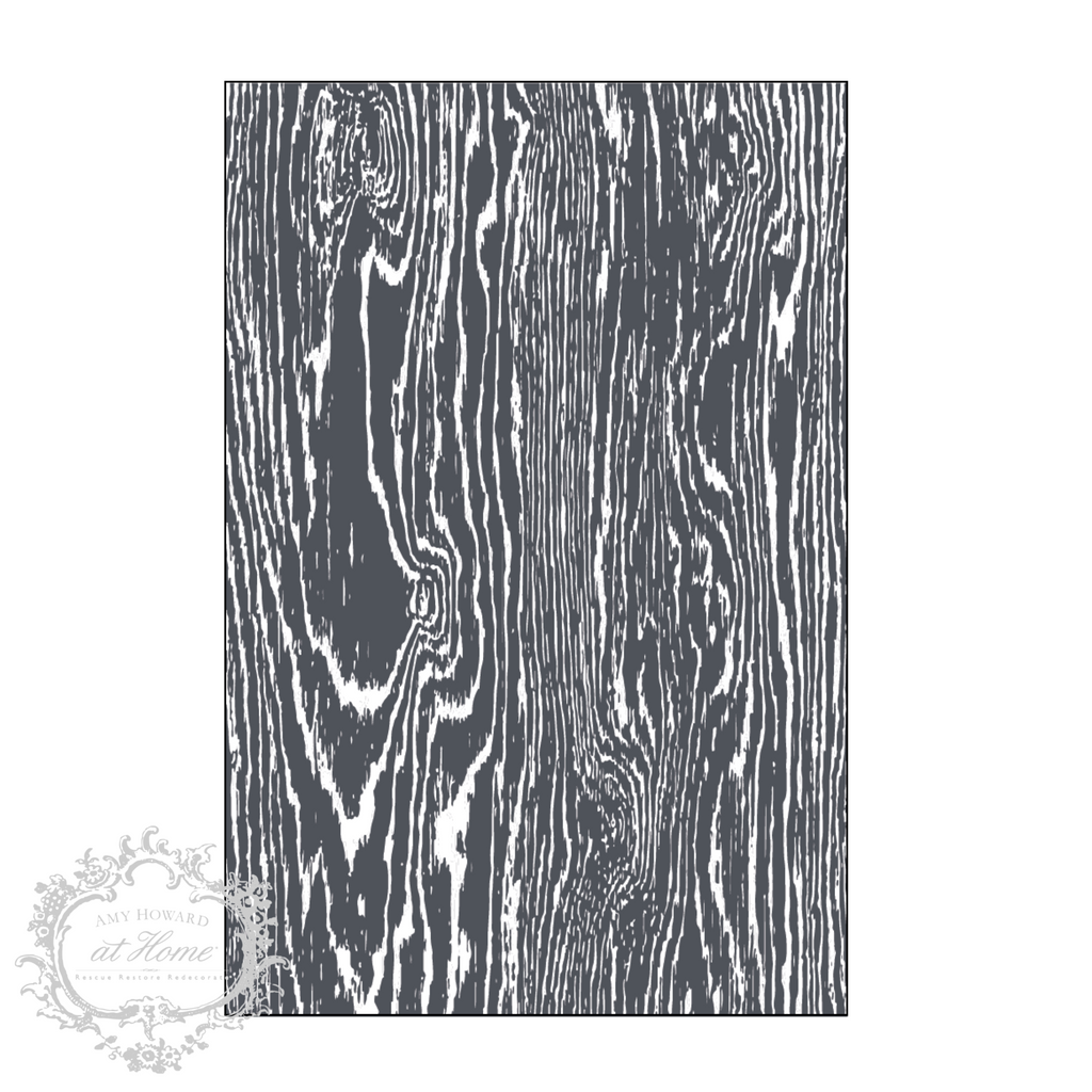 Woodgrain - Mesh Stencil 12x18