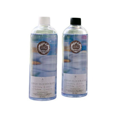 Amy Howard At Home ResinCast acrylic glacier resin bundle 32oz two part formula for use with decorative silicone moulds on a white background