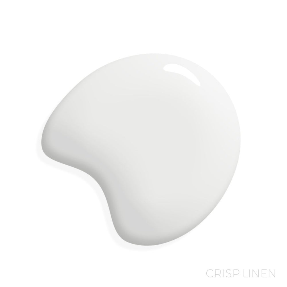 Crisp Linen Paint Color Swatch in Miracle Cabinet Paint on White Background